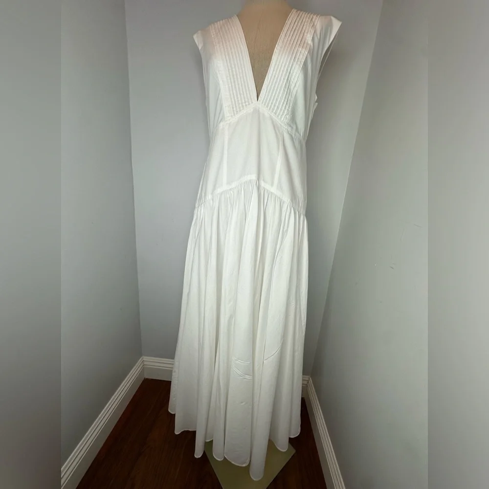 Parker Abria Sleeveless Drop Waist Cotton Sundress - Picture 4 of 14